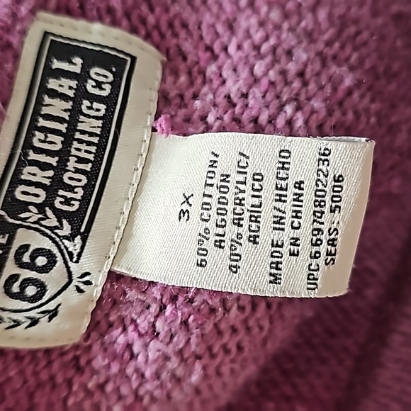 3x pink stripes sweater with hood. - Picture 3 of 3